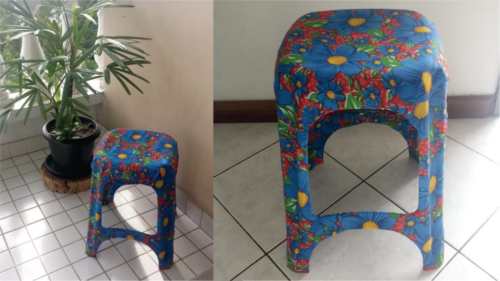 MANUALIDADES DECORACIÓN DE SILLAS PLÁSTICAS