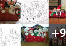 Aprende Hacer Cojines con personajes navideños con moldes