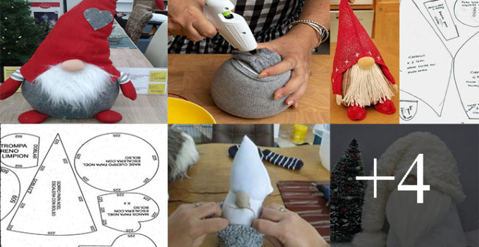 🎄Aprende a hacer gnomos navideños con moldes paso a paso HACER GNOMOS NAVIDEÑOS CON MOLDES