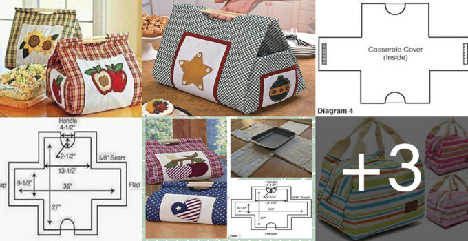 HACER BOLSOS PARA LLEVAR COMIDA CON PATRÓN PASO A PASO BOLSOS PARA LLEVAR COMIDA