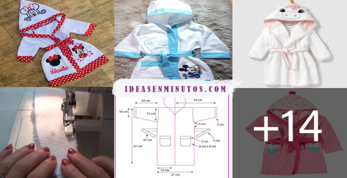 APRENDE HACER BATA DE BAÑO PARA BEBÉ CON PATRÓN HACER BATA DE BAÑO PARA BEBÉ
