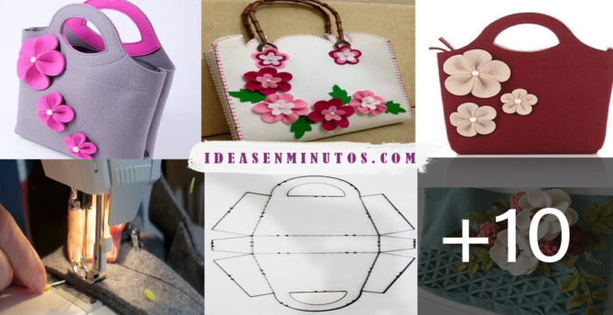 CARTERAS DE FIELTRO CON MOLDES