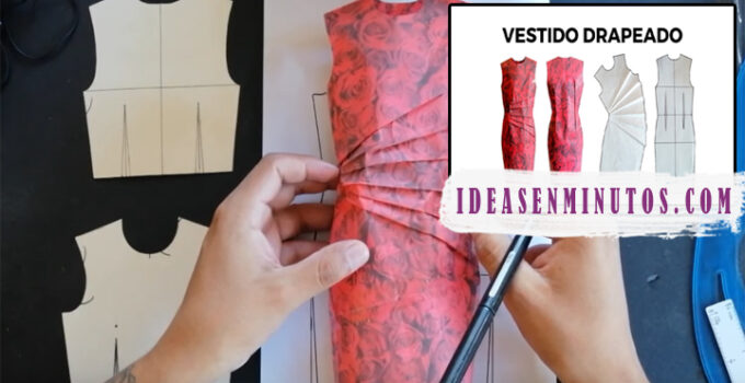 APRENDE A COMO CONFECCIONAR VESTIDO DRAPEADO