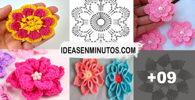 Aprende Hacer Hermosa Flor en Crochet con Patron Aprende Hacer Hermosa Flor en Crochet con Patron