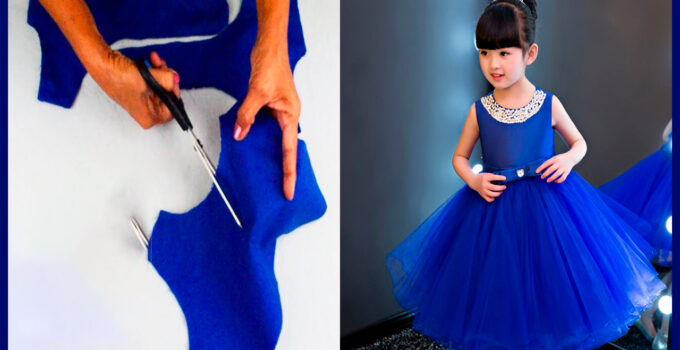 Aprende hacer este vestido de niñas con patrón Vestido de niñas con patrón