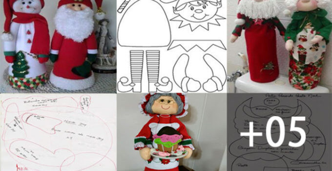 Curso De Cómo Hacer Muñecos Parados Navideños Con Moldes