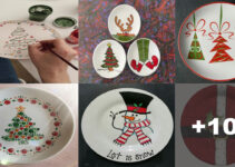 Cómo Hacer Decoraciones Navideñas Pintadas en Platos Paso a Paso Cómo Hacer Decoraciones Navideñas Pintadas en Platos Paso a Paso