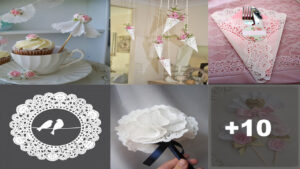 Cómo Hacer Hermosas Decoraciones con Blondas Paso a Paso